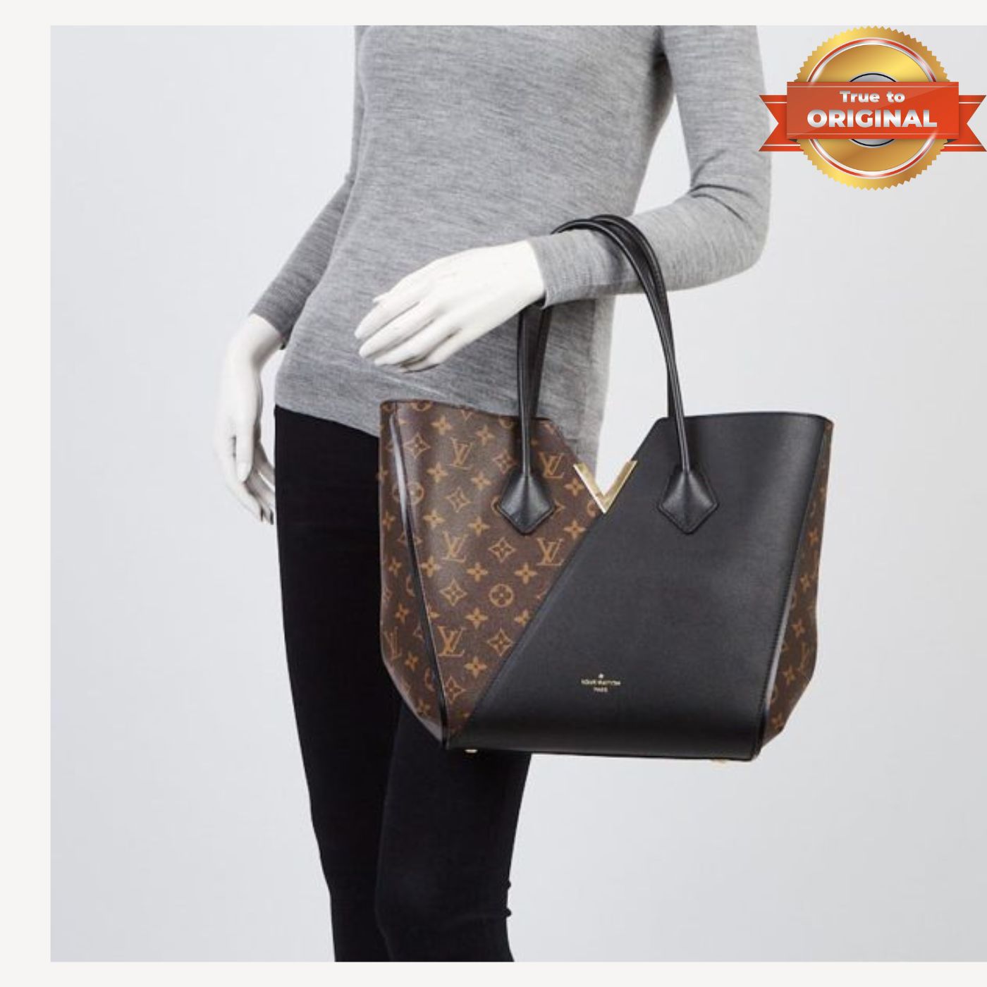 [True-to-ORIGINAL] Louis Vuitton Kimono Tote Bag Brown For Women 39cm